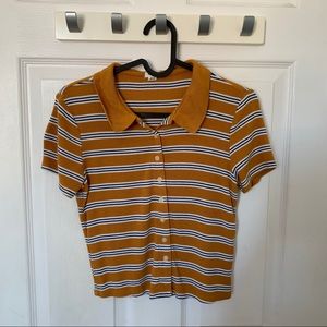 Garage cropped t shirt